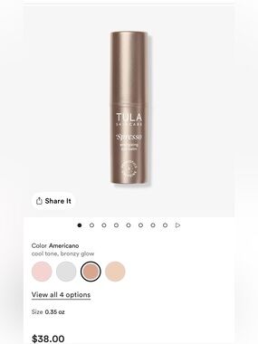 Tula 'Spresso' Energizing Eye Balm — Americano Bronze